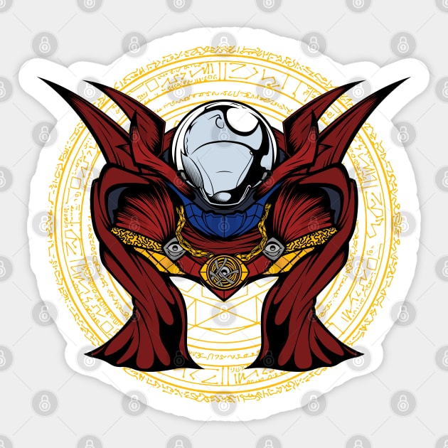 Mysterio Sorcerer Supreme - Variant Sticker by AlternateRealiTEE